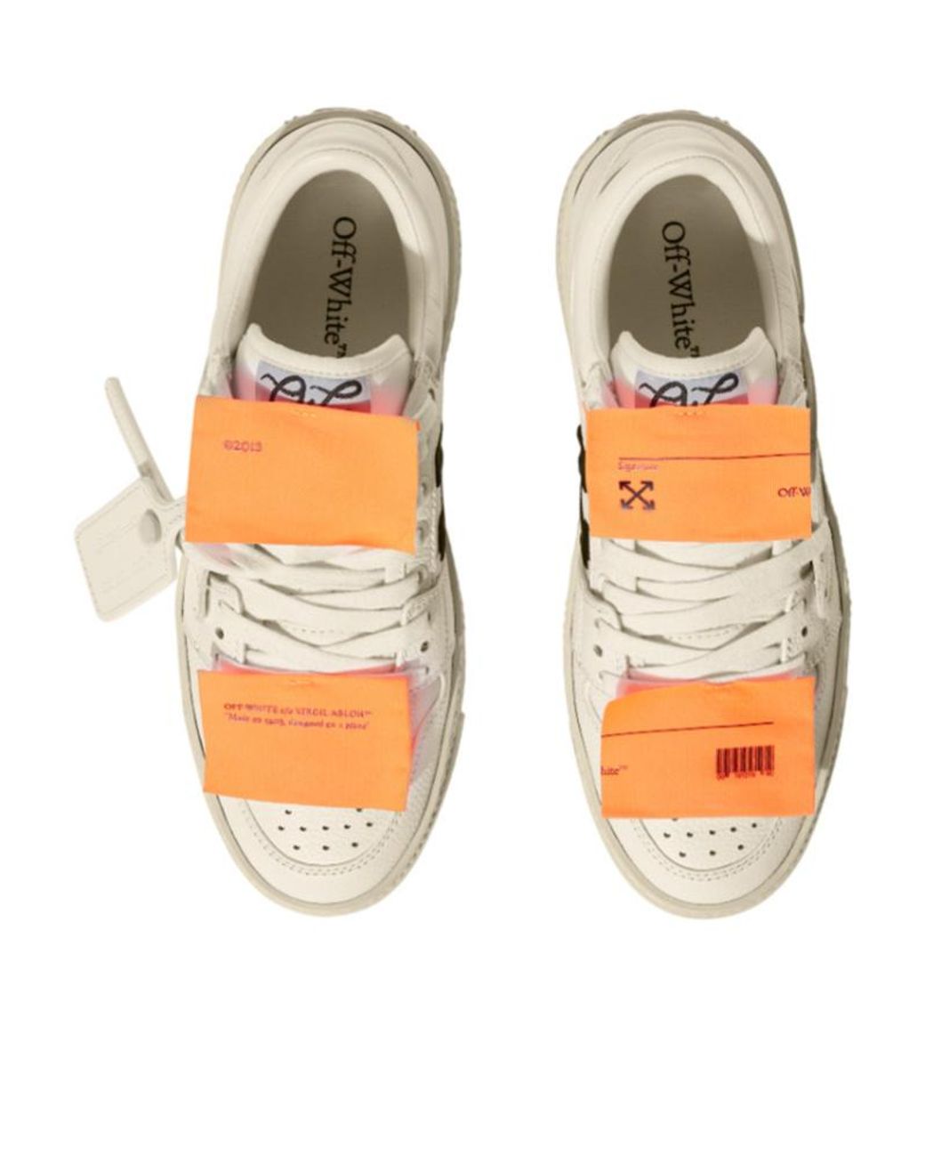 Off-White c/o Virgil Abloh Natural 3.0 Off Court Lace-Up Sneakers