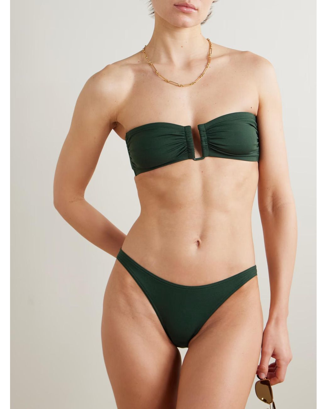Eres Green Fripon Bikini Bottoms