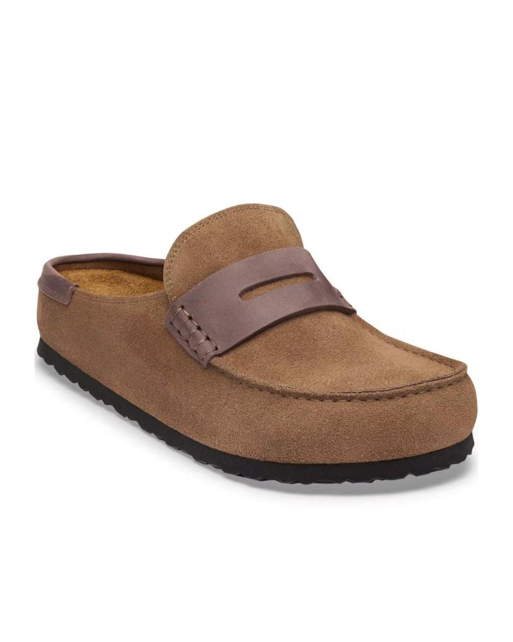 Birkenstock Brown Naples Slip-On Flat Shoes for men