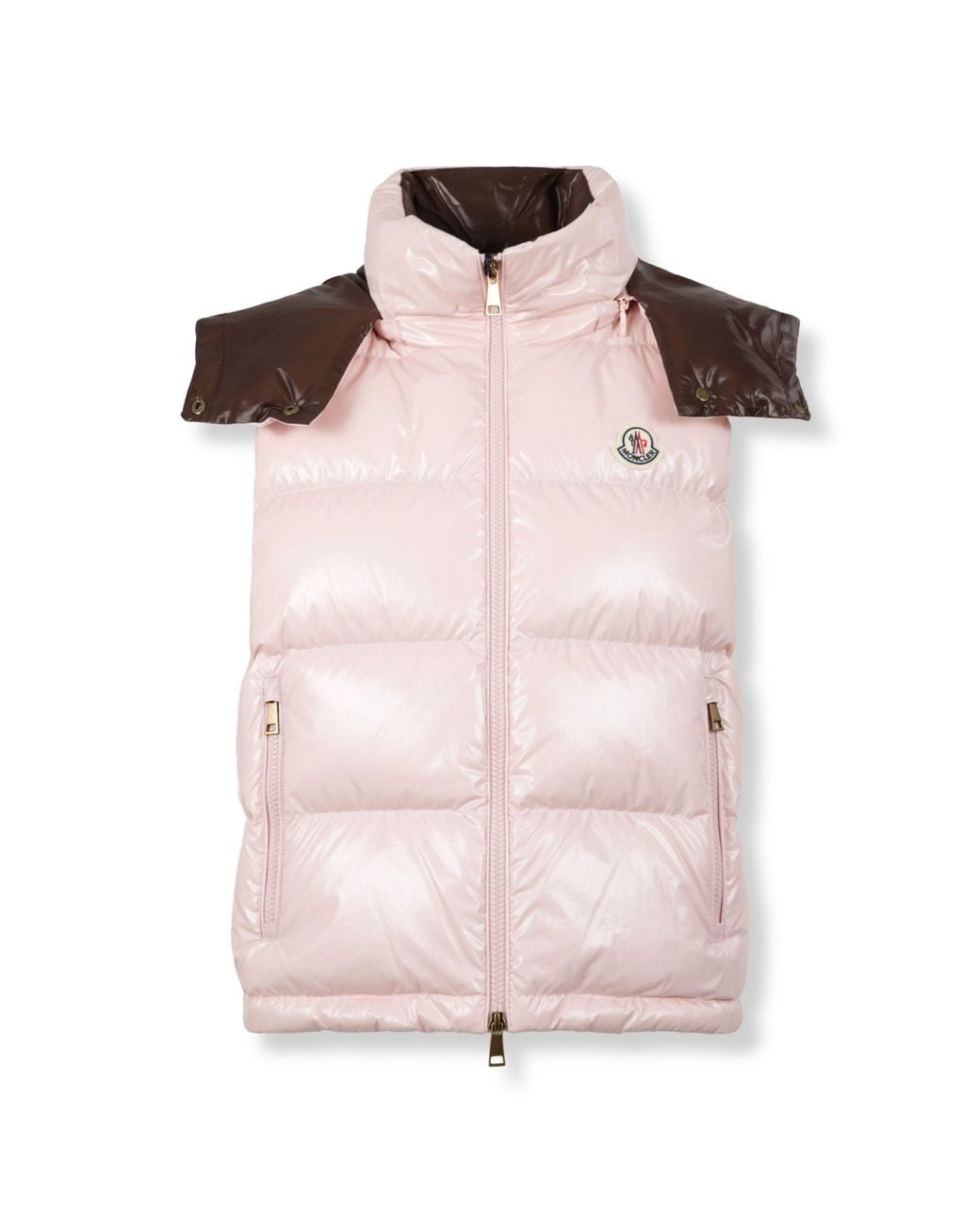 Moncler Pink Niverolle Short Padded Gilet