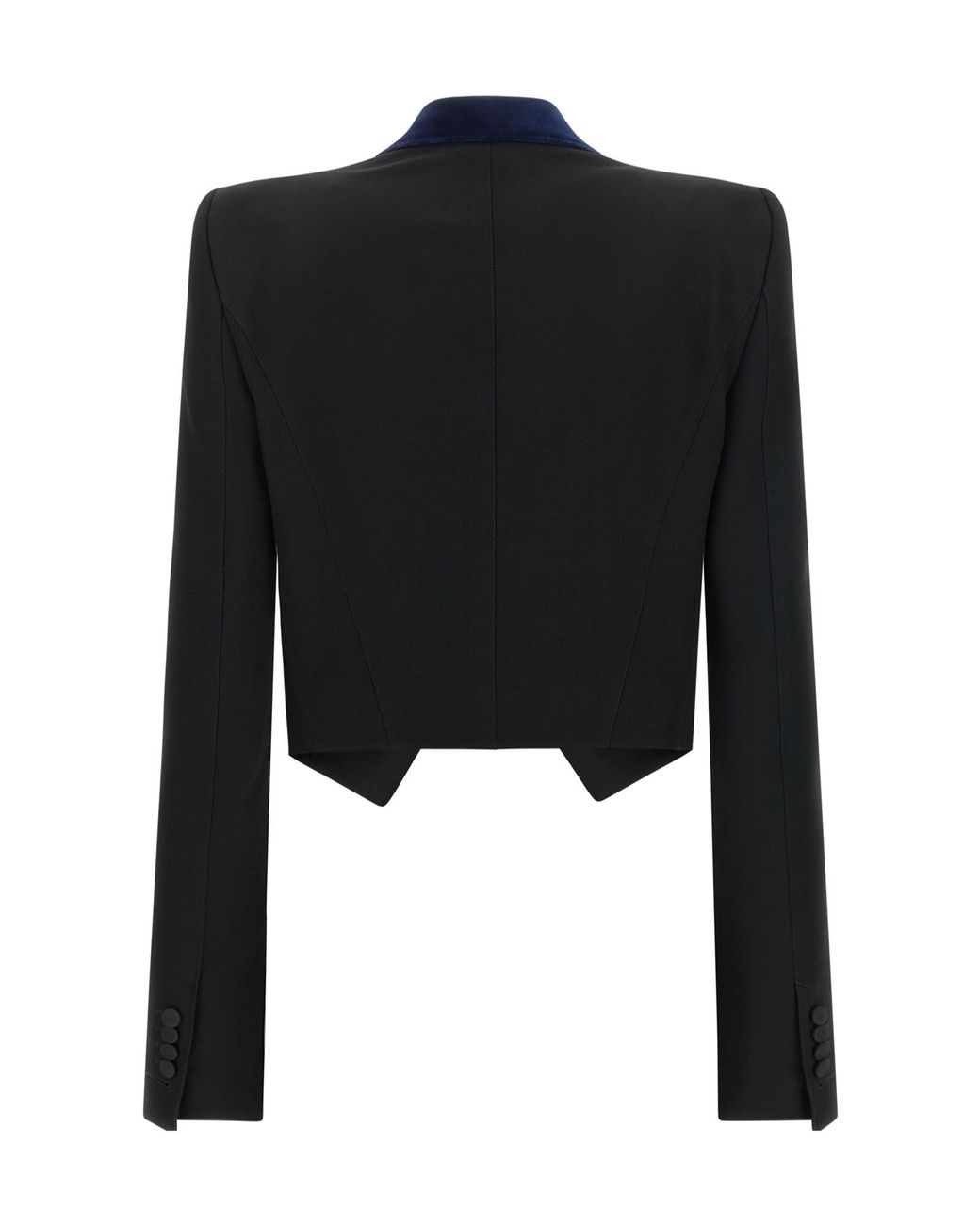 Tom Ford Black Sharp Cropped Blazer