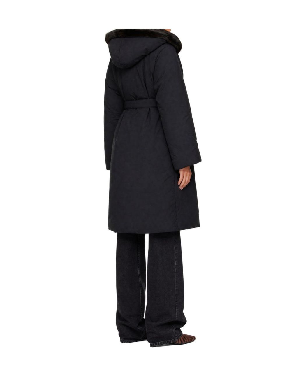 Loulou de Saison Black Darcy Long-Sleeve Down Jacket