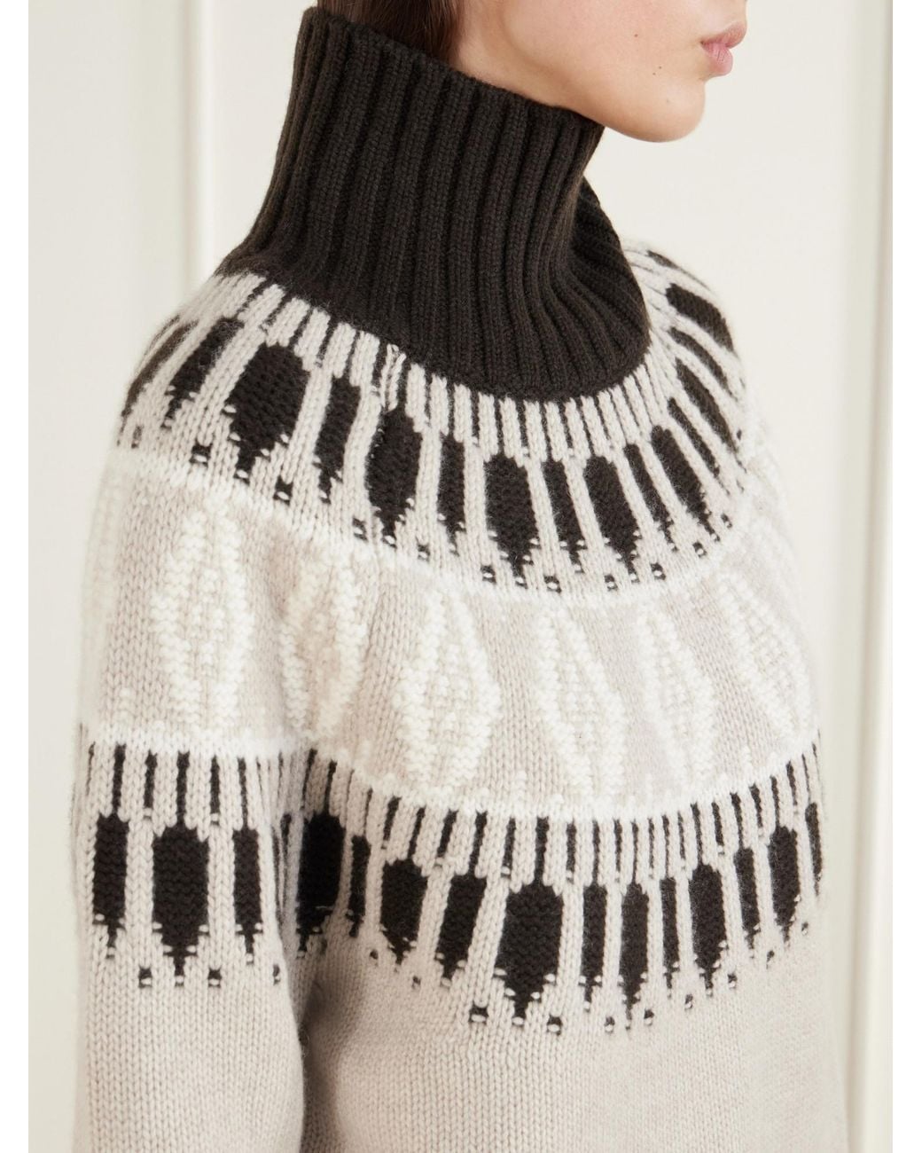 arch4 Multicolor Cashmere Turtleneck Sweater