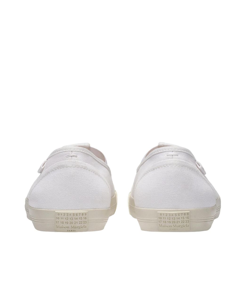 Maison Margiela White On The Deck Tabi Slip-On Sneakers for men