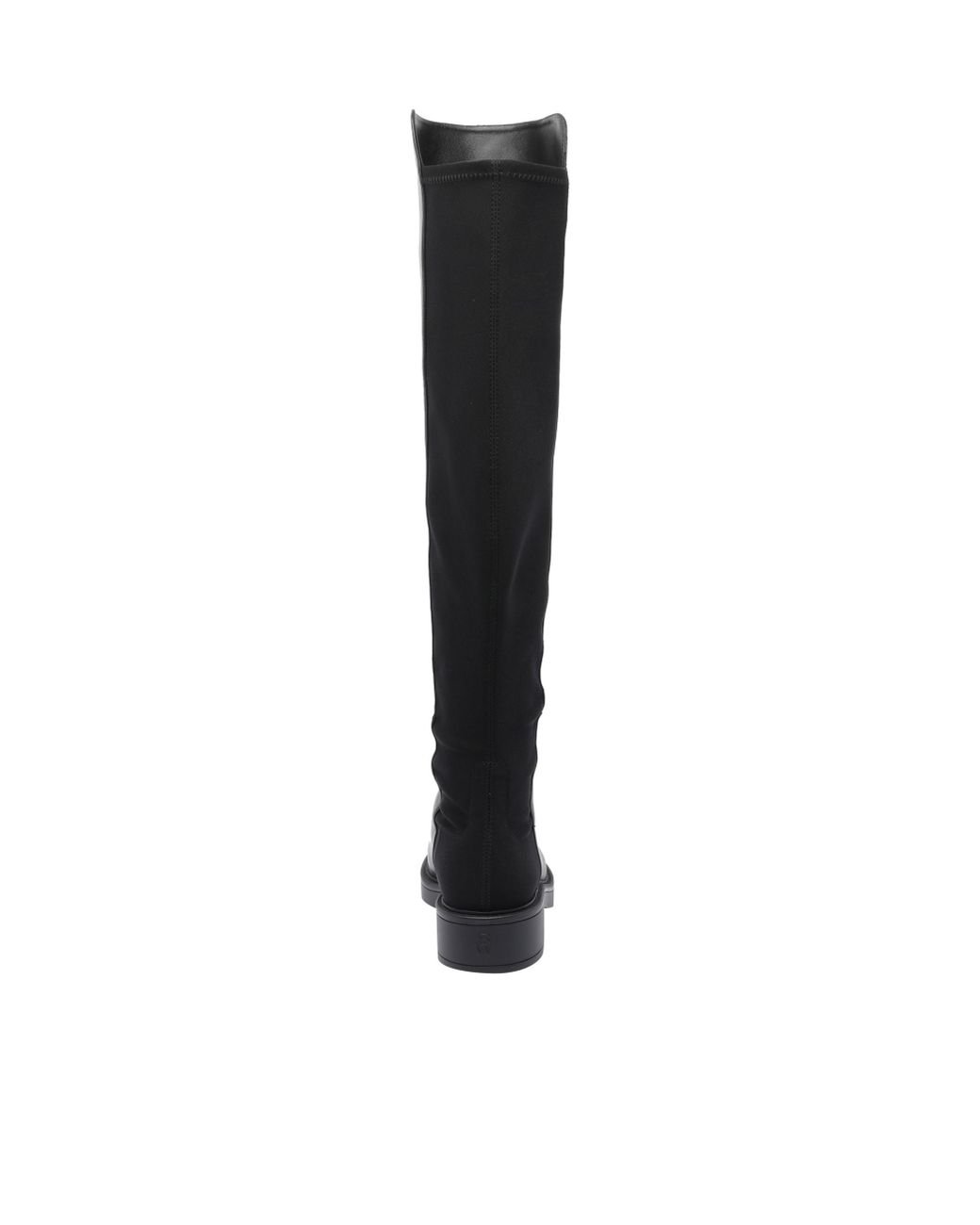 Stuart Weitzman Black Round-Toed Boots