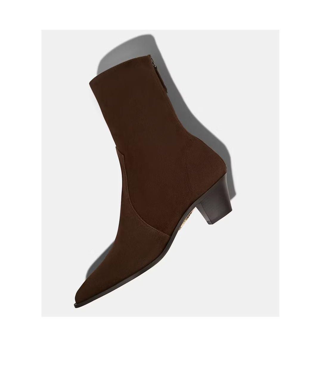 Aquazzura Brown Brunswick Suede Ankle Boots