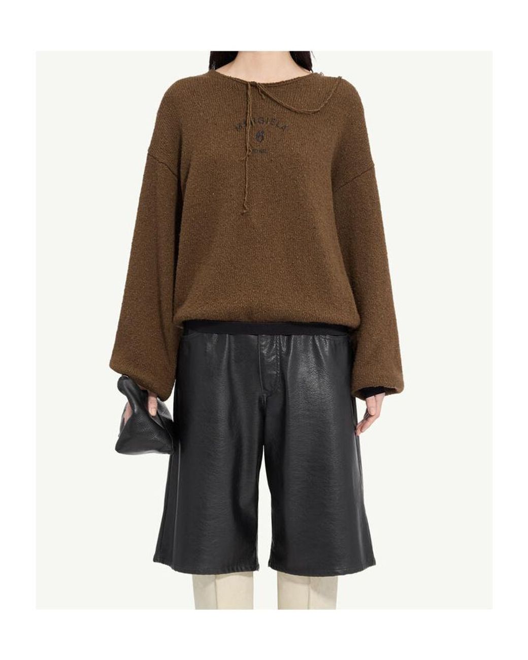 MM6 by Maison Margiela Brown Knit Jumper