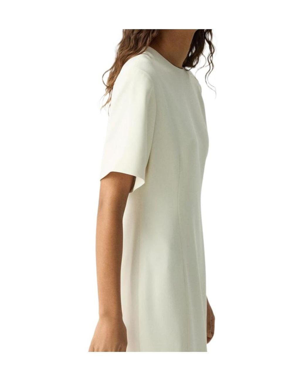 Theory Natural Admiral Crepe T-Shirt Dress
