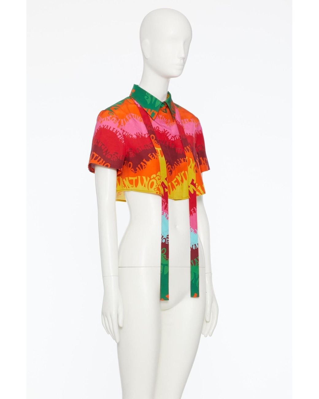Valentino Red Short Sleeve Shirt