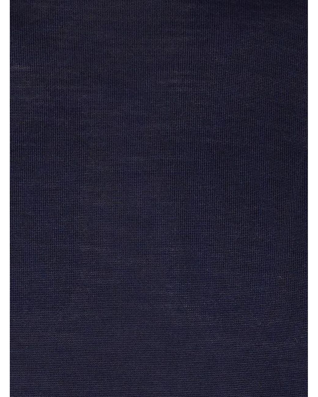 Kiton Blue Crew Neck Pullover for men