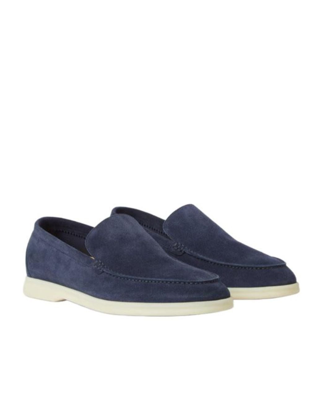 Loro Piana Blue Summer Walk Loafer for men