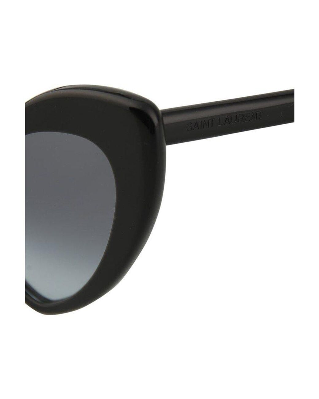 Saint Laurent Black Eyewear Heart Shaped Sunglasses
