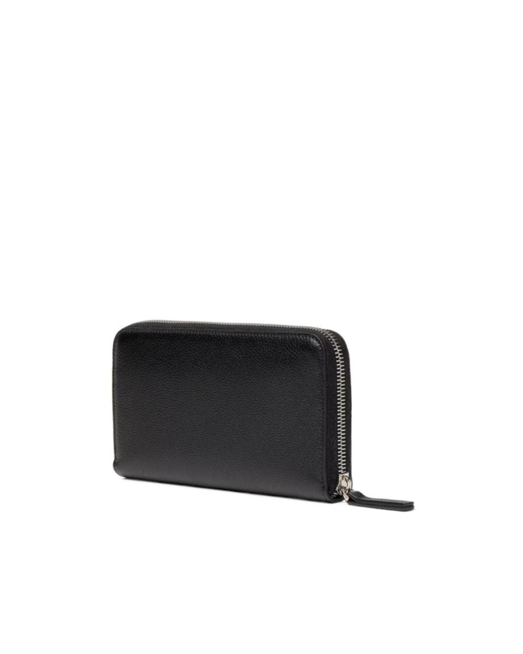 Fendi Black Full-Grain Leather Wallet for men