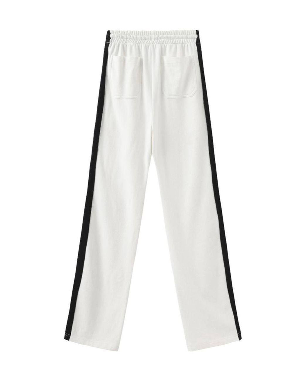 Marissa Chiara White Webbing Sweatpants