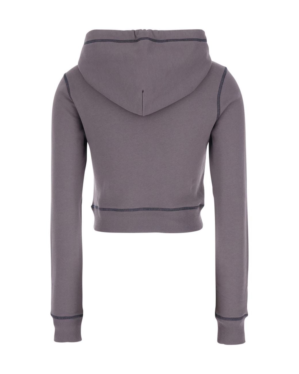 DIESEL F-Slimmy-Hood Drawstring Cropped Hoodie | Lyst