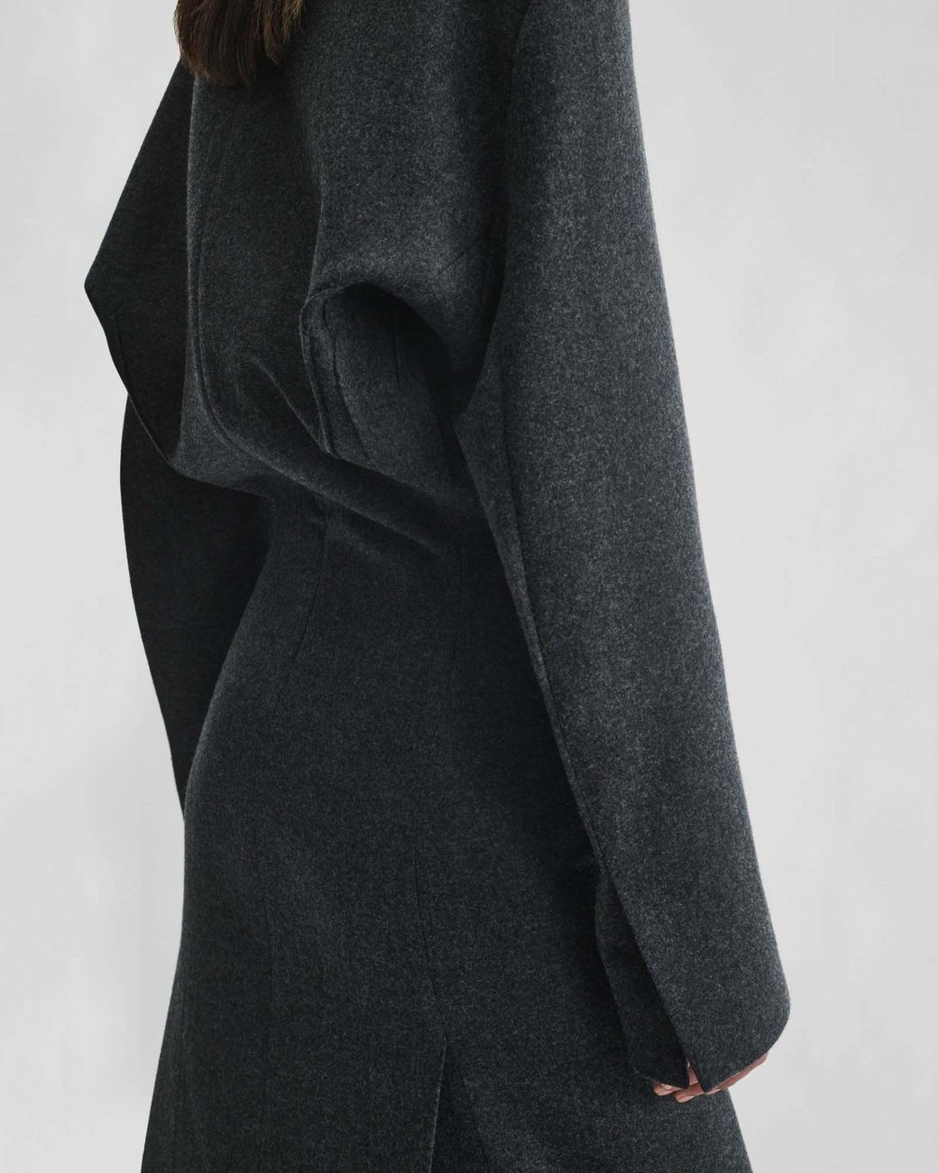 Phoebe Philo Blue Custom-Made Pleated Dress