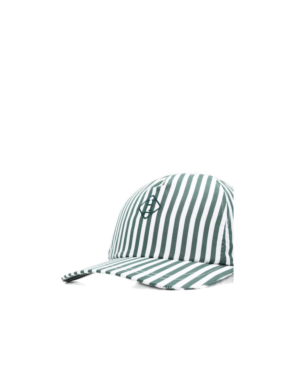 Herno White Striped Cotton Hat for men