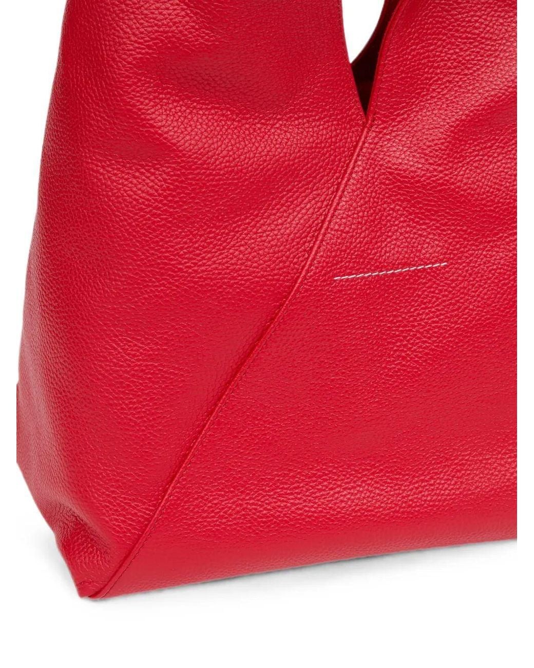 MM6 by Maison Margiela Red Japanese Media Shoulder Bag