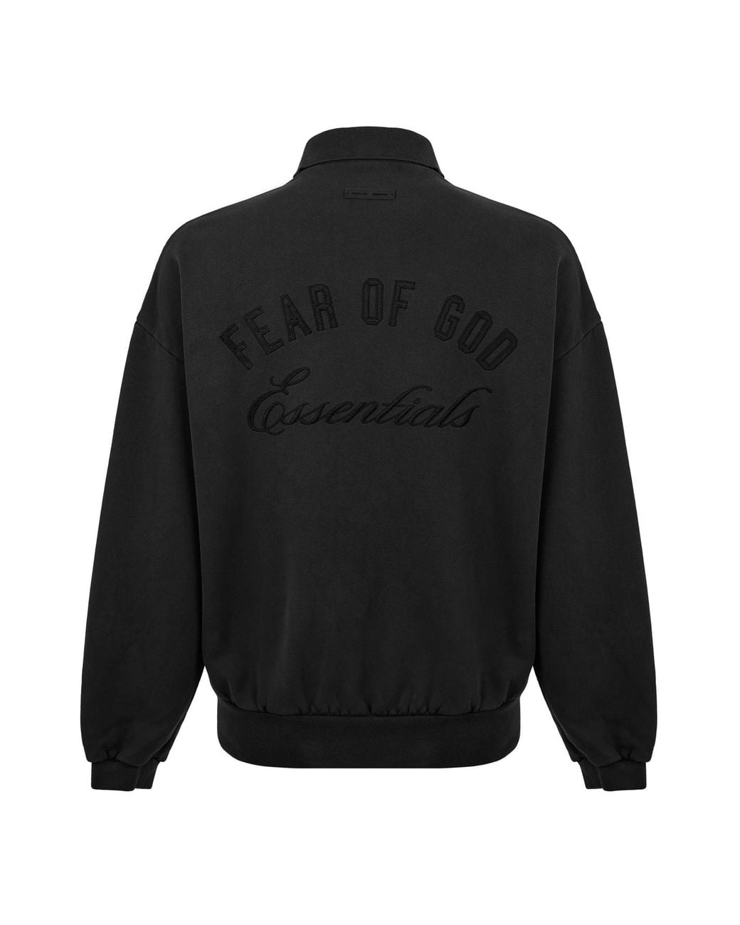 Fear Of God Black Fge Script Polo Sn62 for men