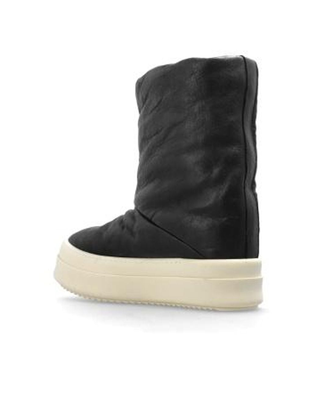 Rick Owens Black Mega Bumper Platform Snow Boots