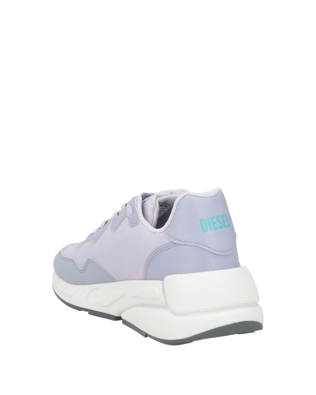 DIESEL White Simple Low-Top Sneakers