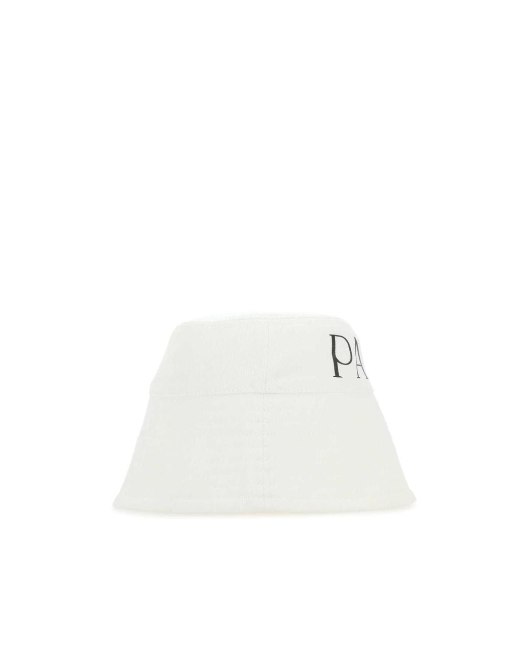 Patou White Logo Bucket Hat