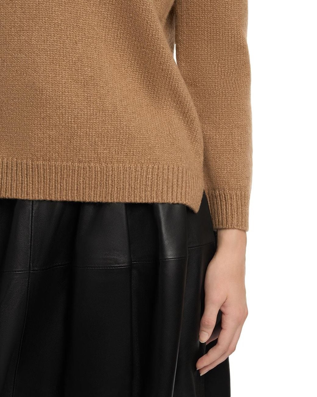Totême  Black Totême Knitted Crewneck Jumper