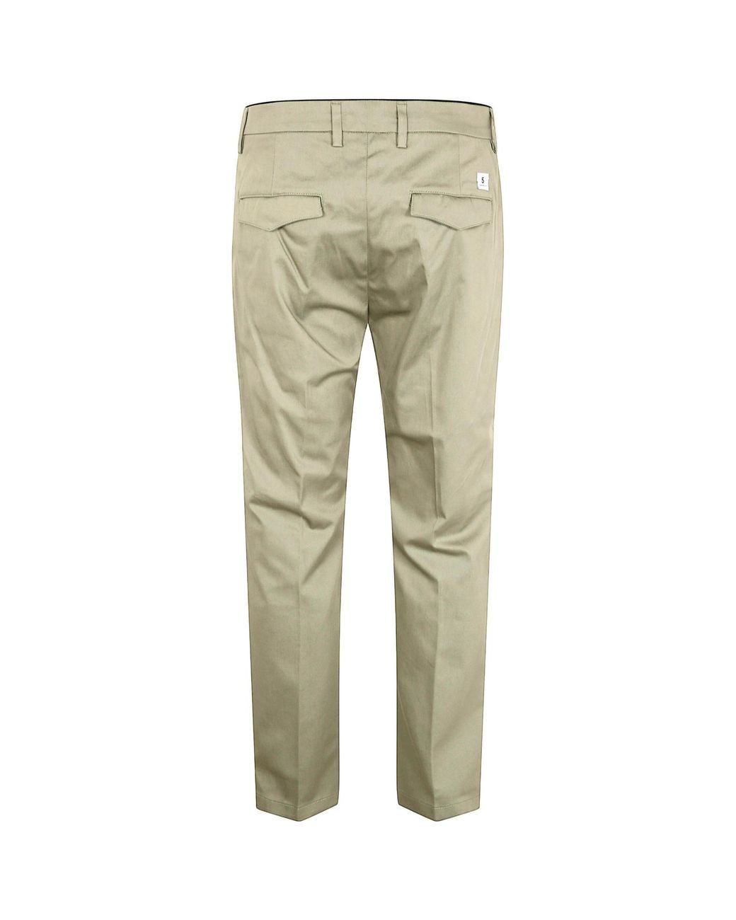 Department 5 Gray Pressed-Crease Chinos for men