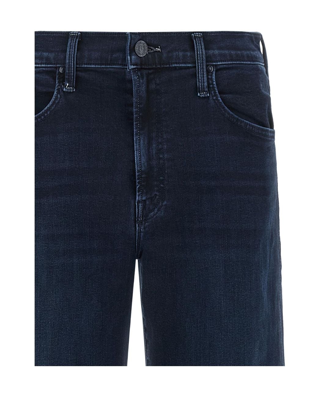 Mother Blue The Mid Rise Rambler Zip Ankle Jeans
