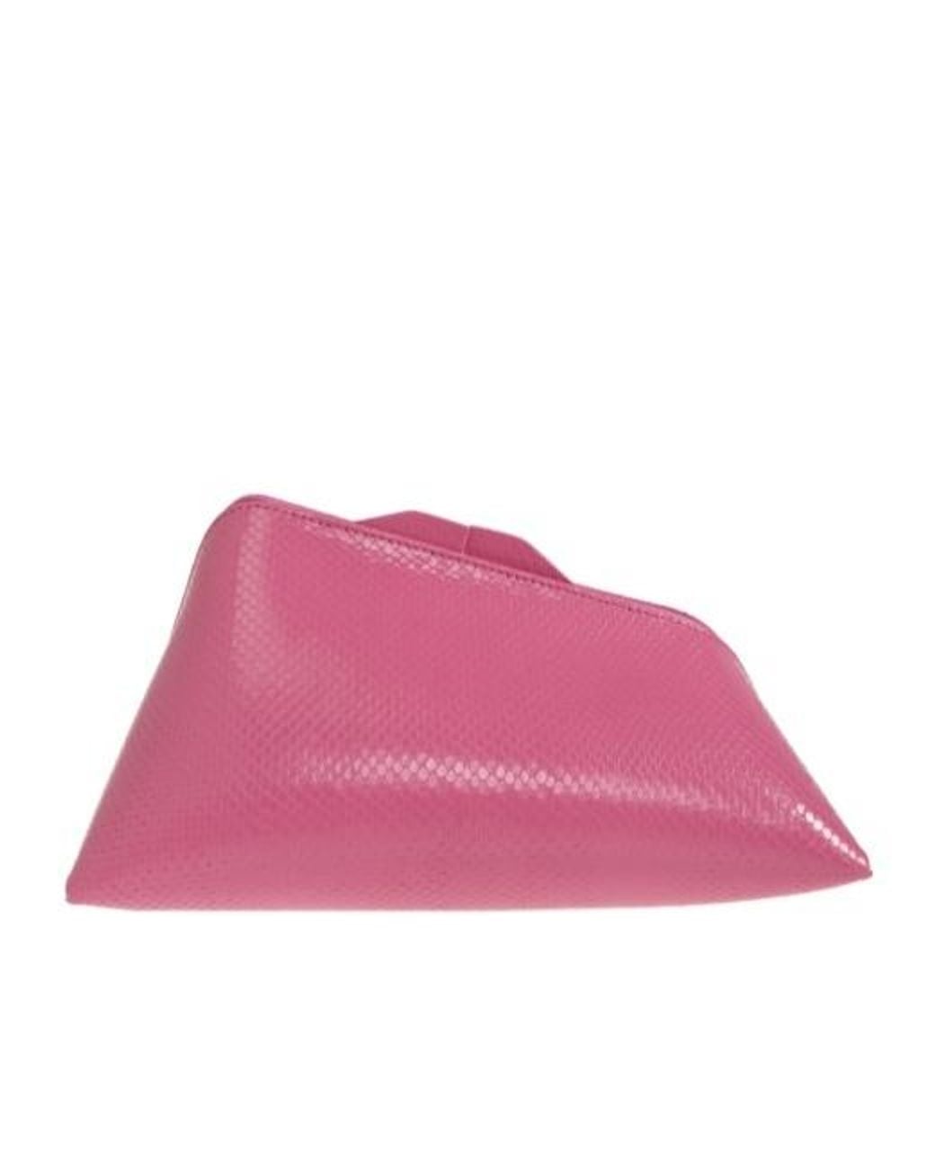 The Attico Pink The 8 30 Pm Textured Clutch Bag