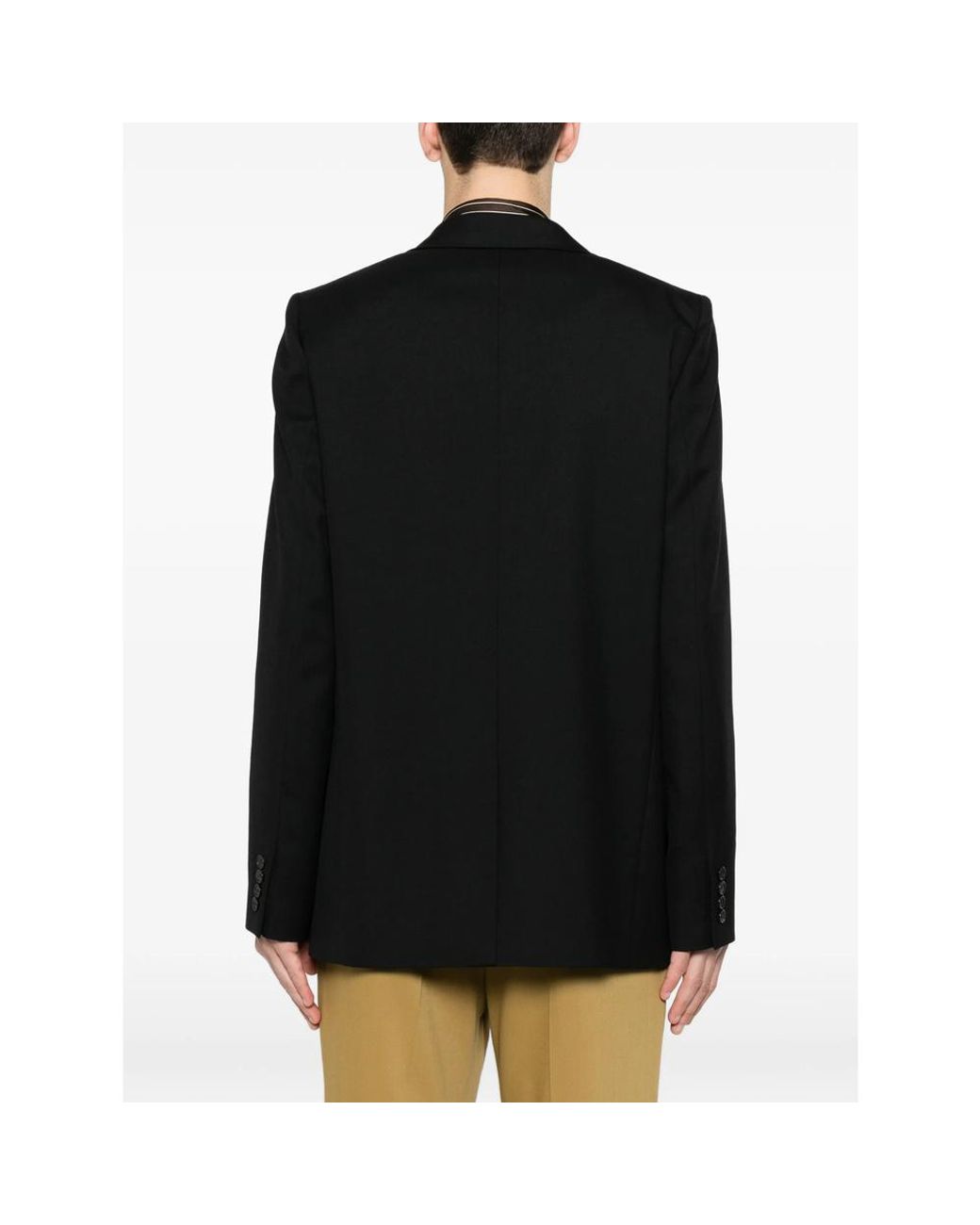 Saint Laurent Black Long Sleeve Jacket for men