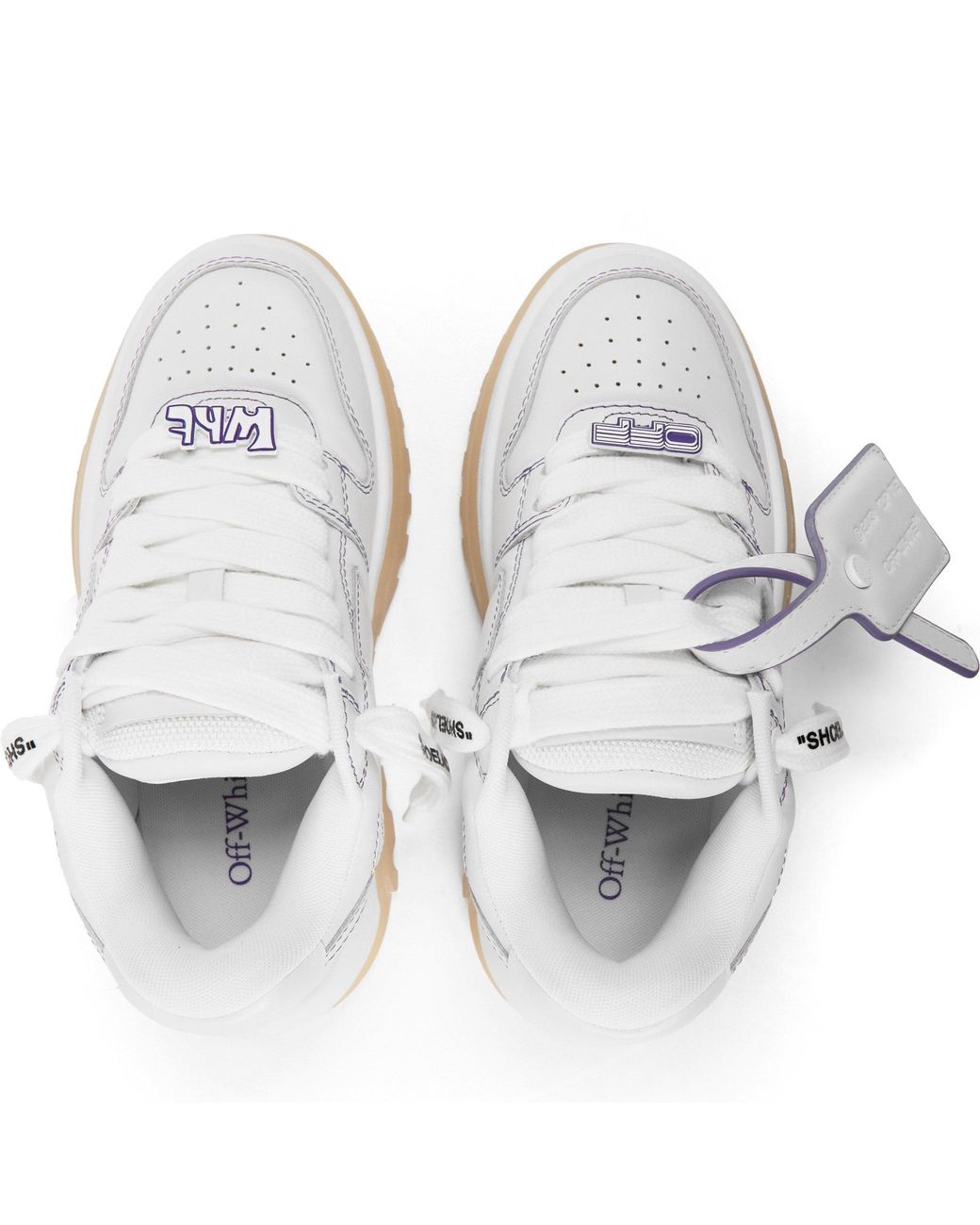 Off-White c/o Virgil Abloh White And Color-Block Thick Sole Sneaker