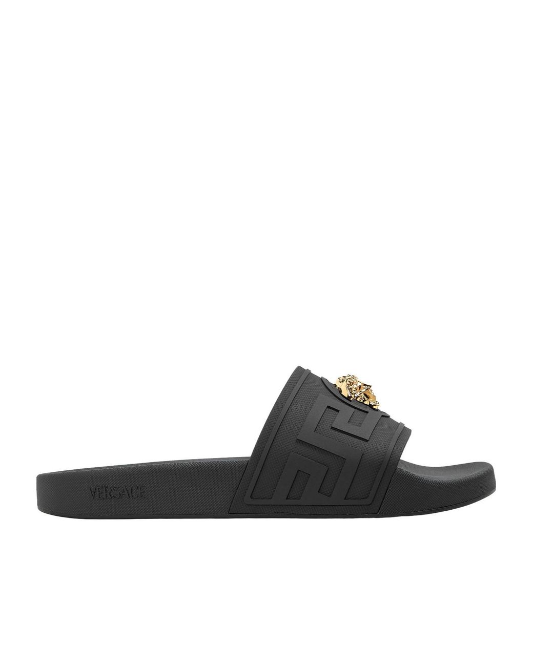 Versace Black Casual Slippers for men