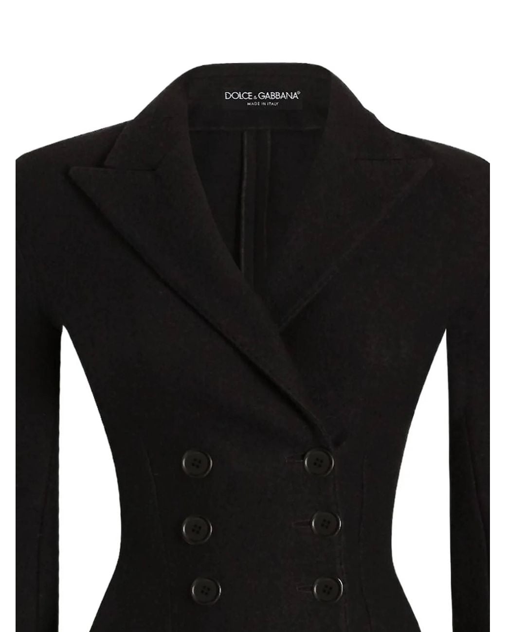 Dolce & Gabbana Black Double-Breasted Jacket