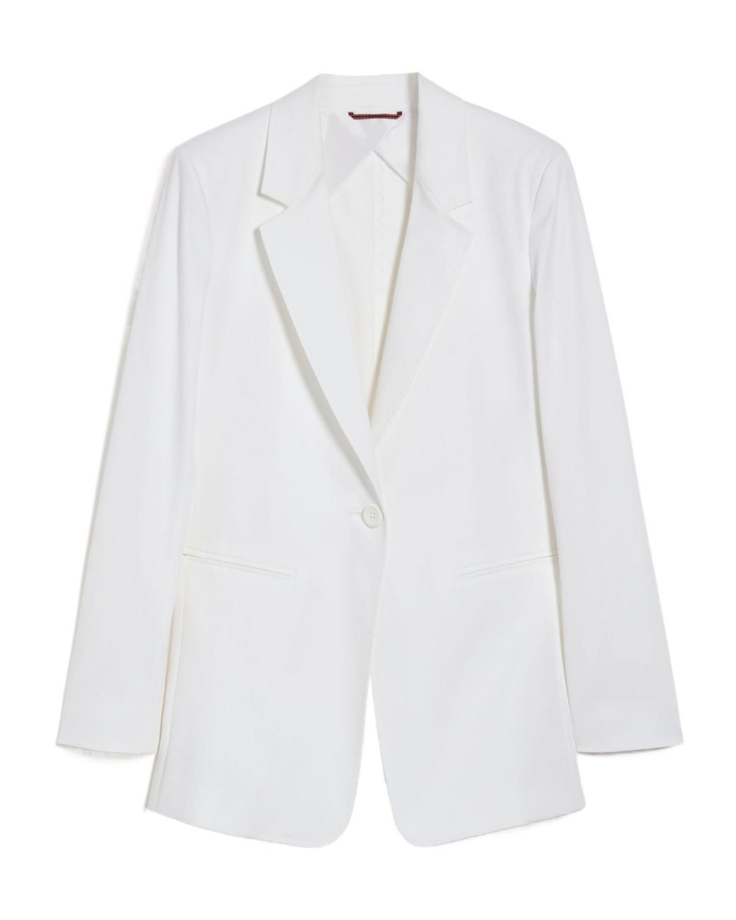 Max Mara White Single-Breasted Casual Jacket