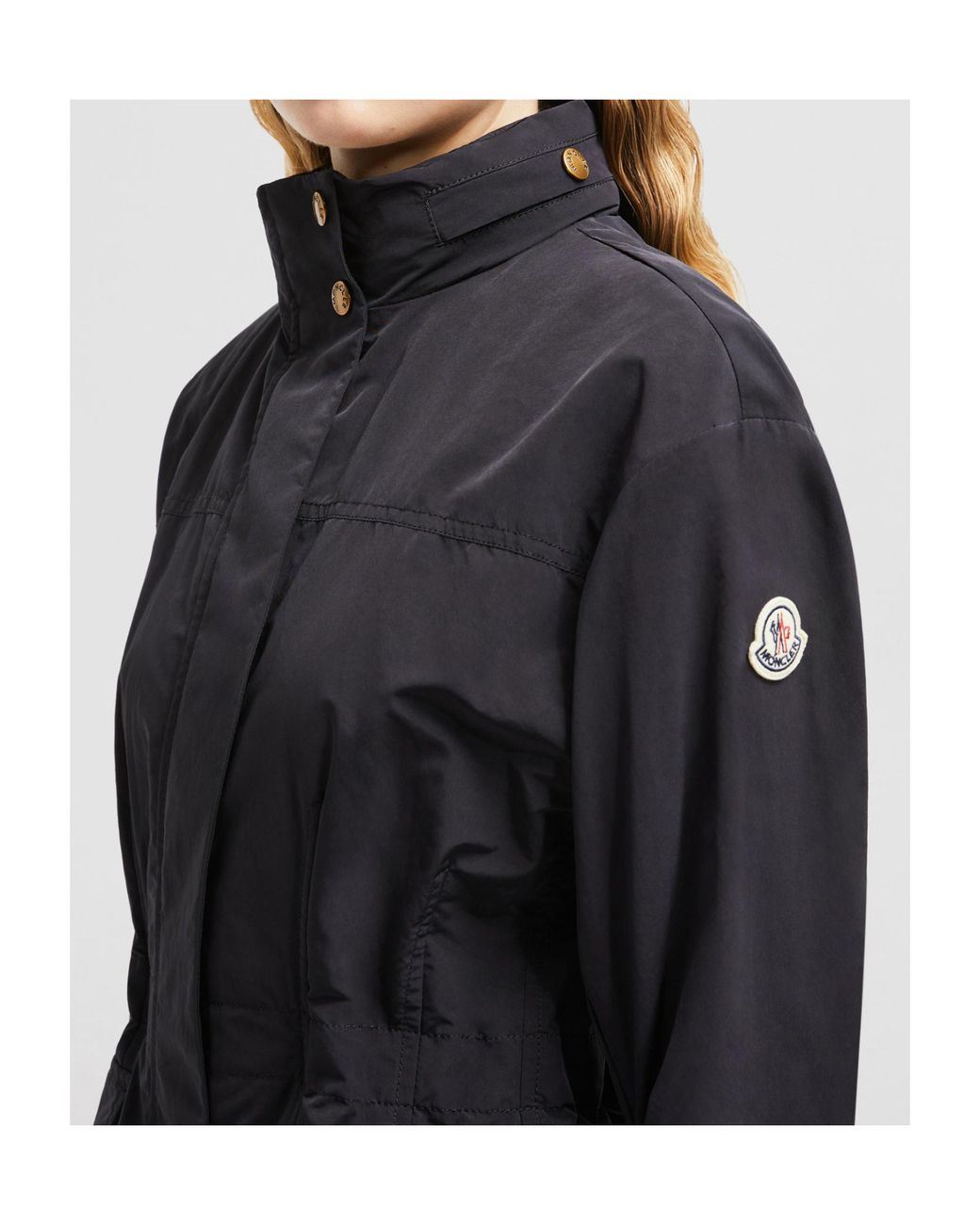Moncler Black Nades High-Neck Jacket