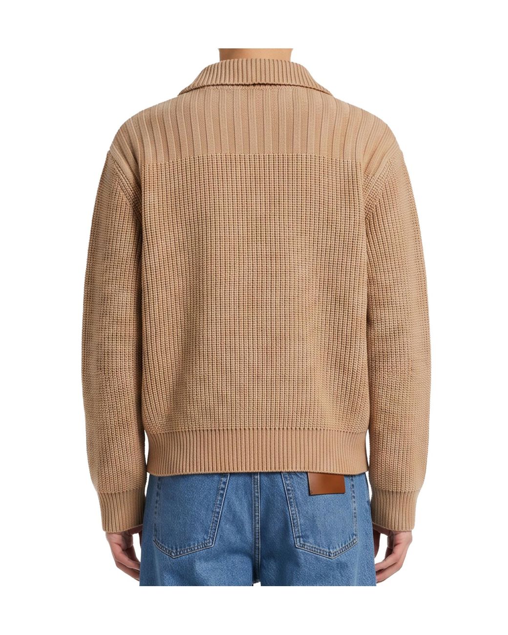 Dries Van Noten Brown Chunky Cardigan for men