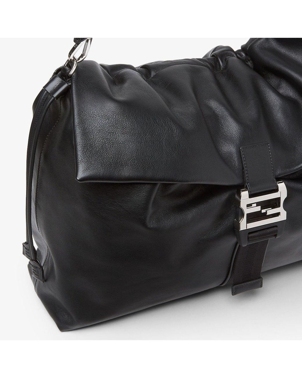 Fendi Black Flux Maxi Shoulder Bag for men