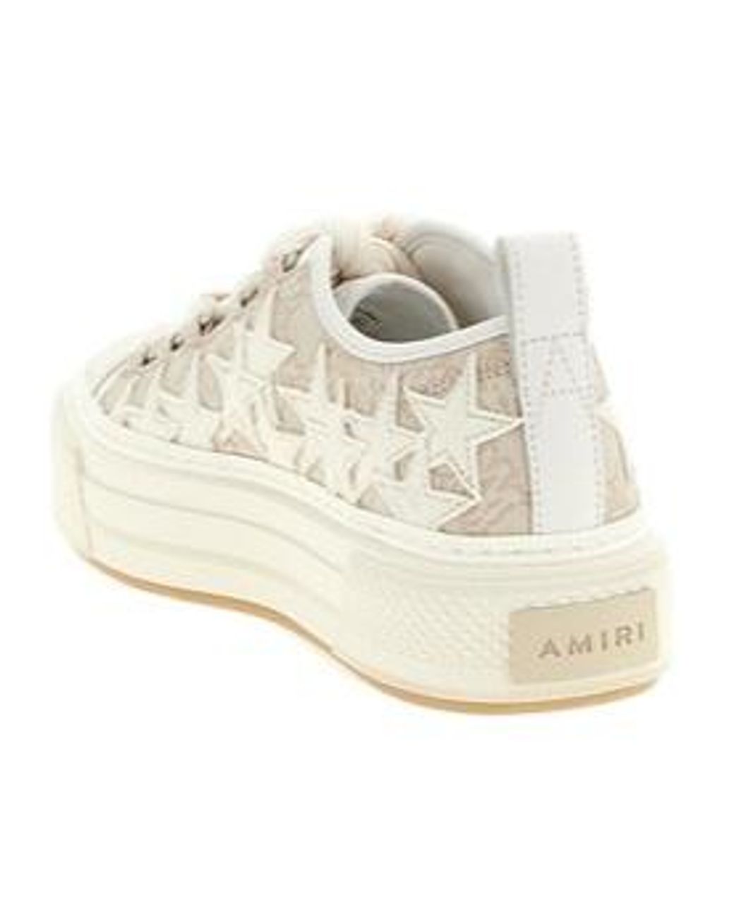 Amiri Natural 'Ma Quad Stars Court Low' Sneakers