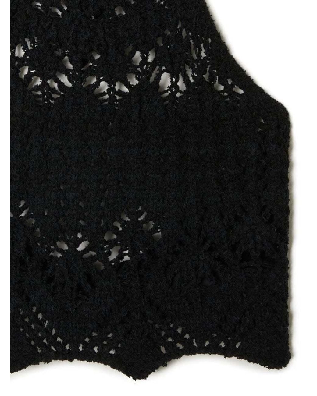 Alanui Black Braided Suspenders