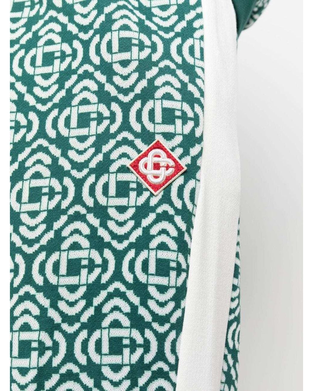 Casablanca Green Logo Casual Pants for men