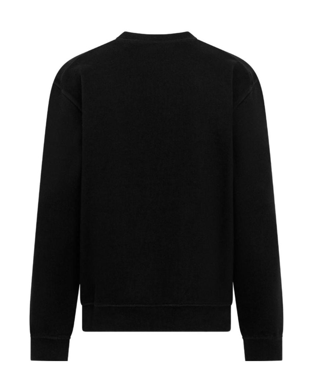 DSquared² Black Logo Print Sweatshirt for men