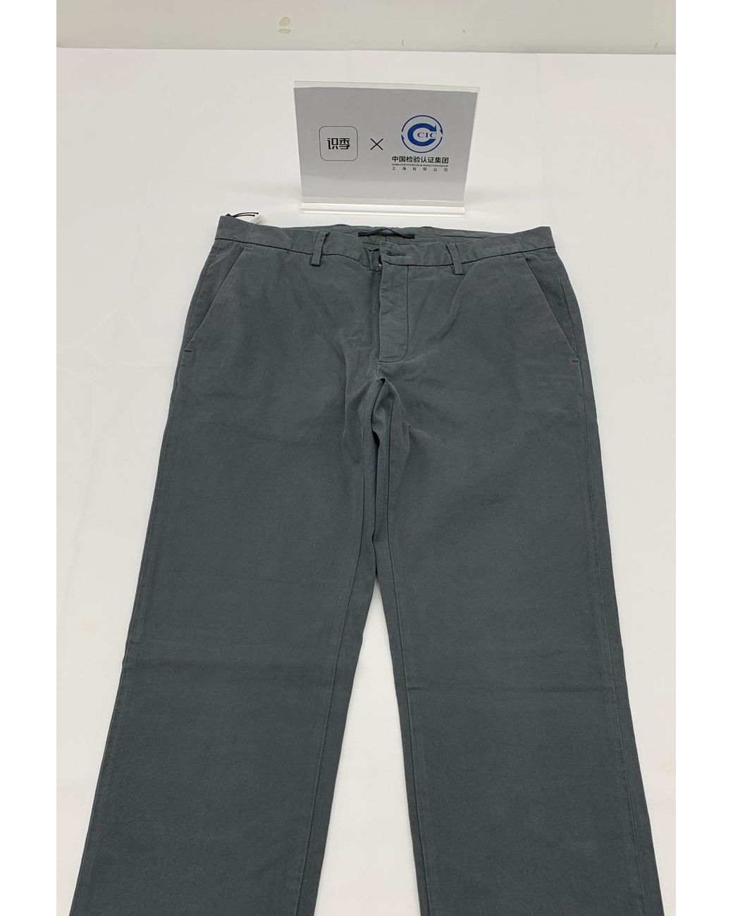 Zegna Blue Logo Details Casual Pants for men