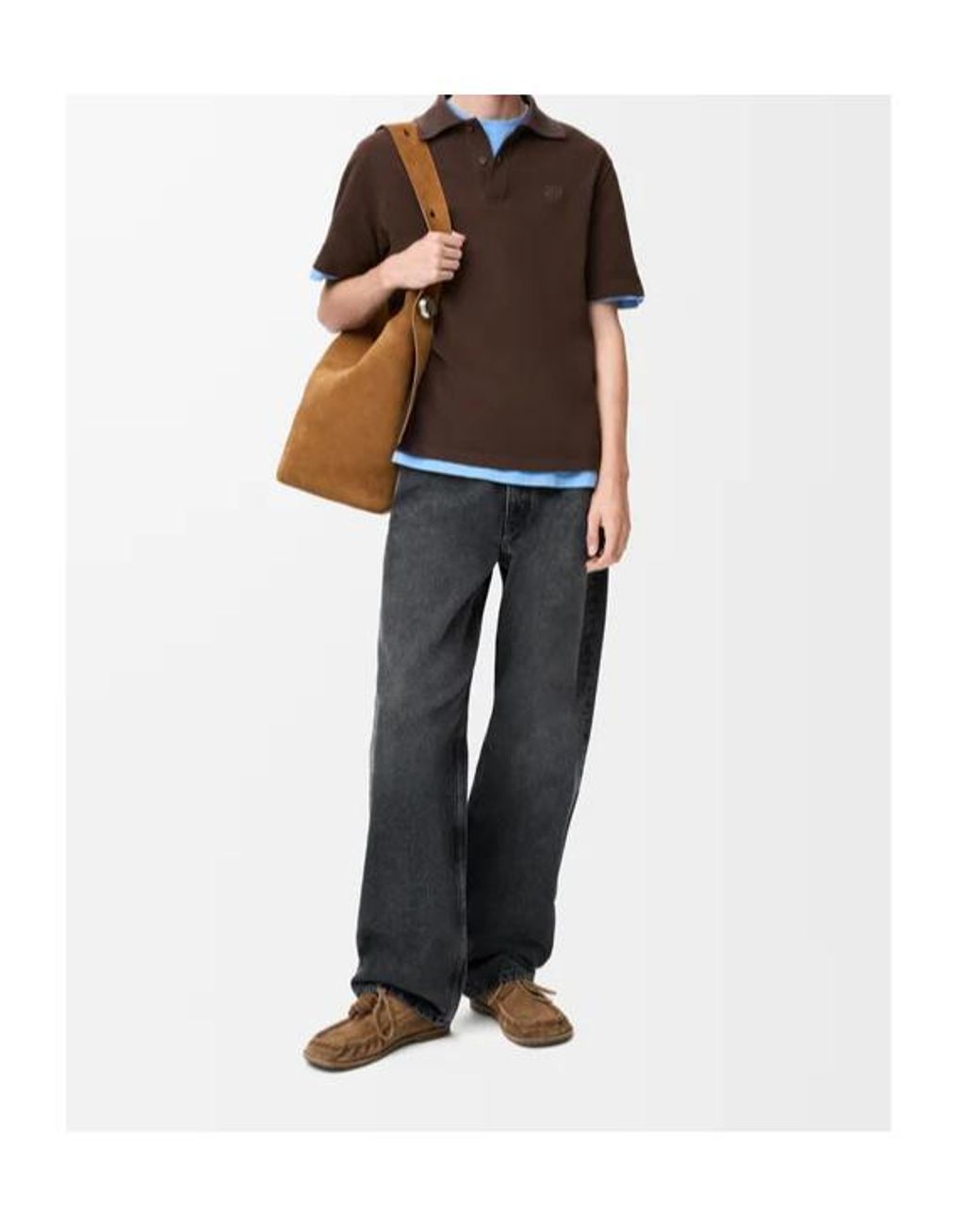 Loewe Gray Straight-Leg Jeans for men