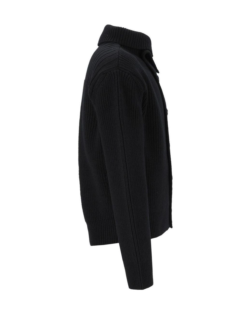 Dries Van Noten Black Chunky Cardigan for men