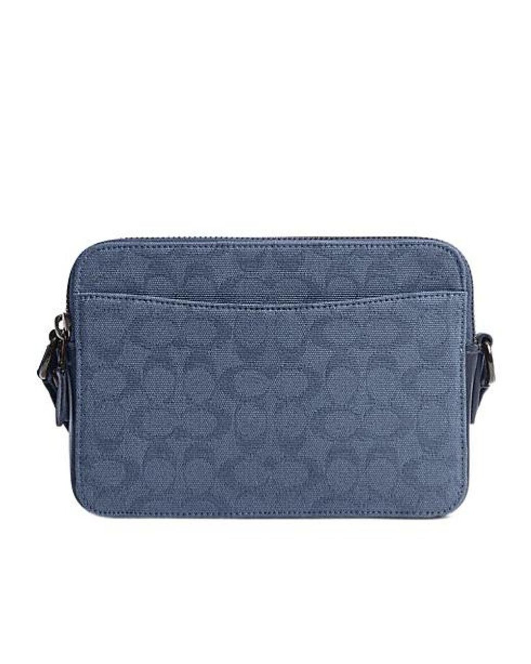 Sac à Main Femme Charter Club Cuir Bleu Avec Porte-monnaie Wristlet