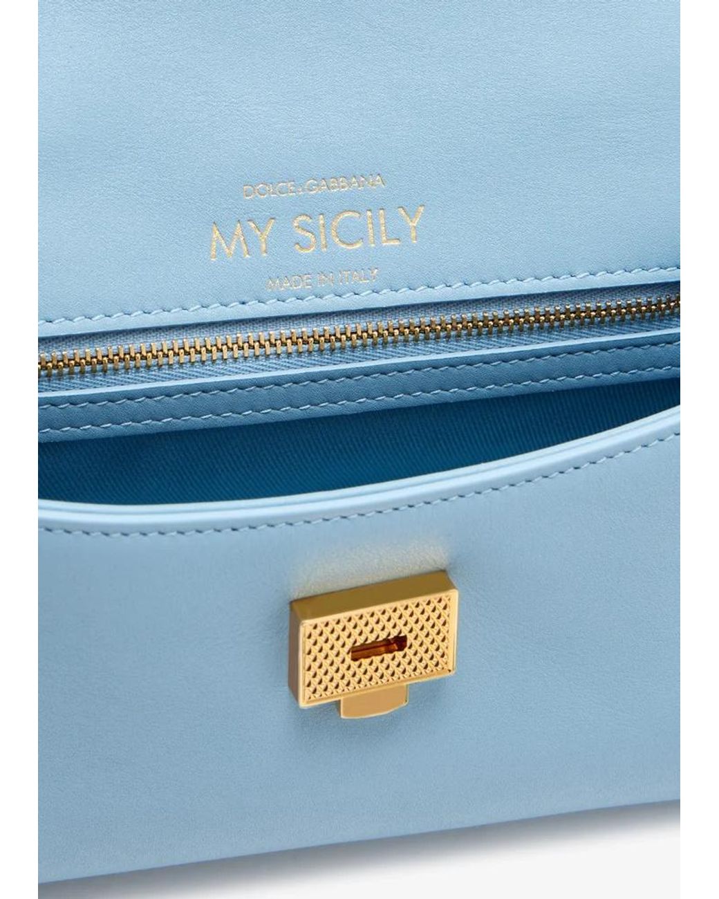 Dolce & Gabbana Blue My Sicily Handbag