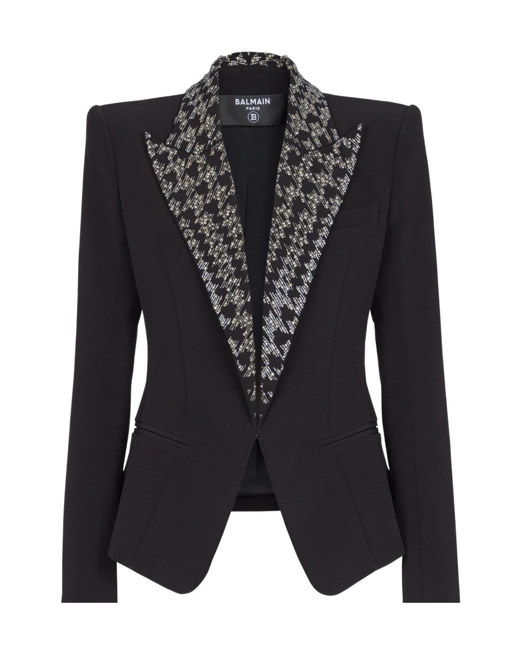 Balmain Black Embroidered 6-Buttons Jacket