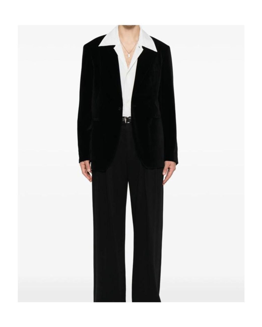 Tagliatore Black Long-Sleeved Suit Jacket for men
