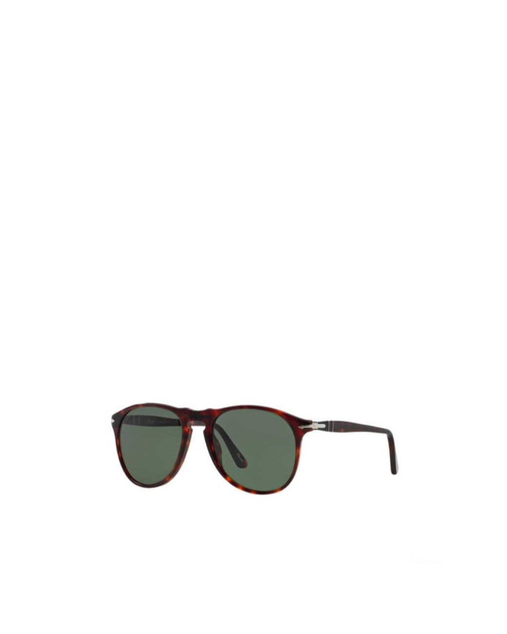 Persol Green Round Frame Sunglasses